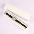 sencai freie Probe angepasst weiß Kunst Papier Uhr Handgelenk Rechteck Papier Box EVA einfügen